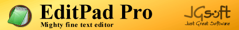EditPad 
Pro: Poderoso e Sofisticado Editor de Textos